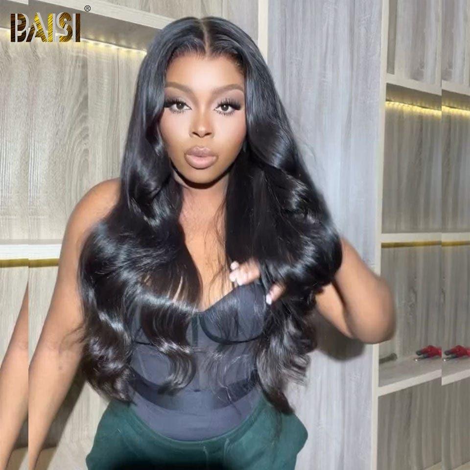 BAISI Achetez 2 perruques minimum au prix d'usine fournisseur 13X4 Perruques de Luxe body wave A1 Fabriquées par les cheveux double drawn Vietnam Hair 250% densité plus de 20 ans d' utilisations