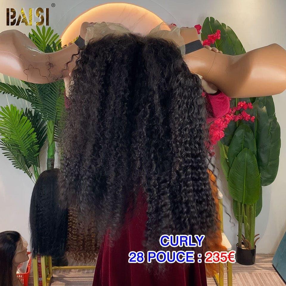 BAISI Achetez 2 perruques minimum au prix d'usine fournisseur Perruque 2x6 Lisse bob 10 Pouces en Noir en 100% Cheveux Humains