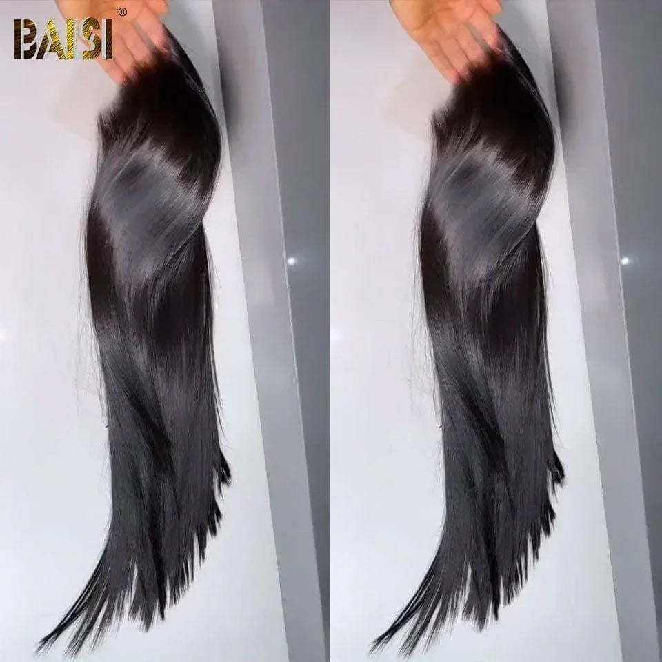 BAISI RAW HAIR 200% Volume grande lace Frontale 13X6 perruque Lisse , Densité super pleine plus de 10 ans d'utilisation avec très bon soins Code: VIP100