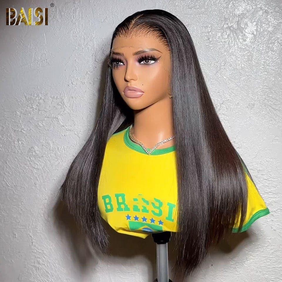BAISI Achetez 2 perruques minimum au prix d'usine fournisseur 4X4 Perruques lace closure Lisse 30 pouce + 1 cadeau OFFERT 199€ 100% Cheveux Humains