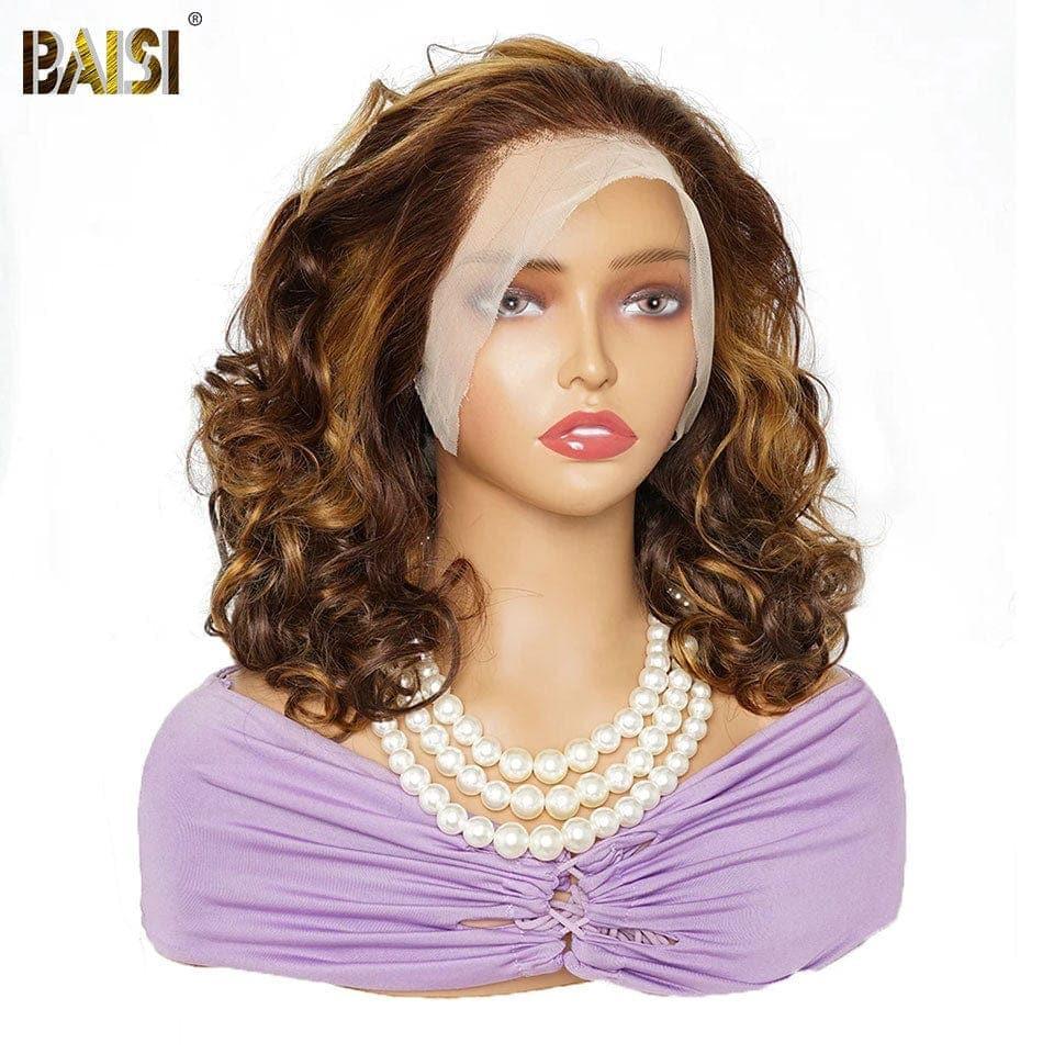 BAISI 13x4 Lace Frontal Bouncy Wave Wig em misto € 179 em cabelo 100% humano CÓDIGO: FR20
