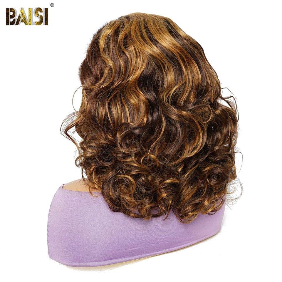 BAISI 13x4 Lace Frontal Bouncy Wave Wig em misto € 179 em cabelo 100% humano CÓDIGO: FR20