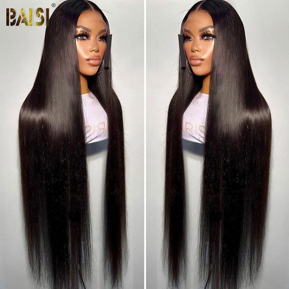 BAISI PERRUQUE LONGUE LISSE PERSONNALISÉE 250% DENSITÉ 40 POUCES