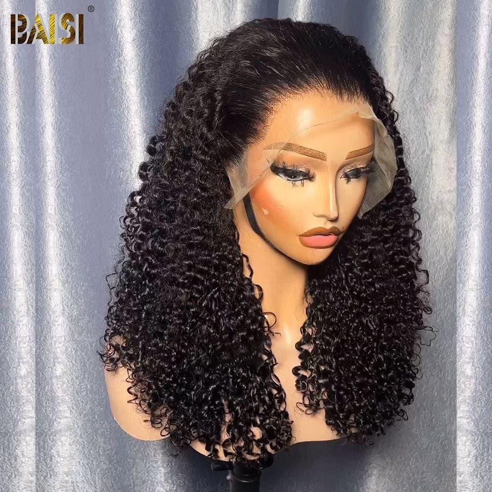 BAISI Bob Perruque Bouclée Deep Wave 13X4 Frontale 14 pouces 69€ 100% Cheveux Humains