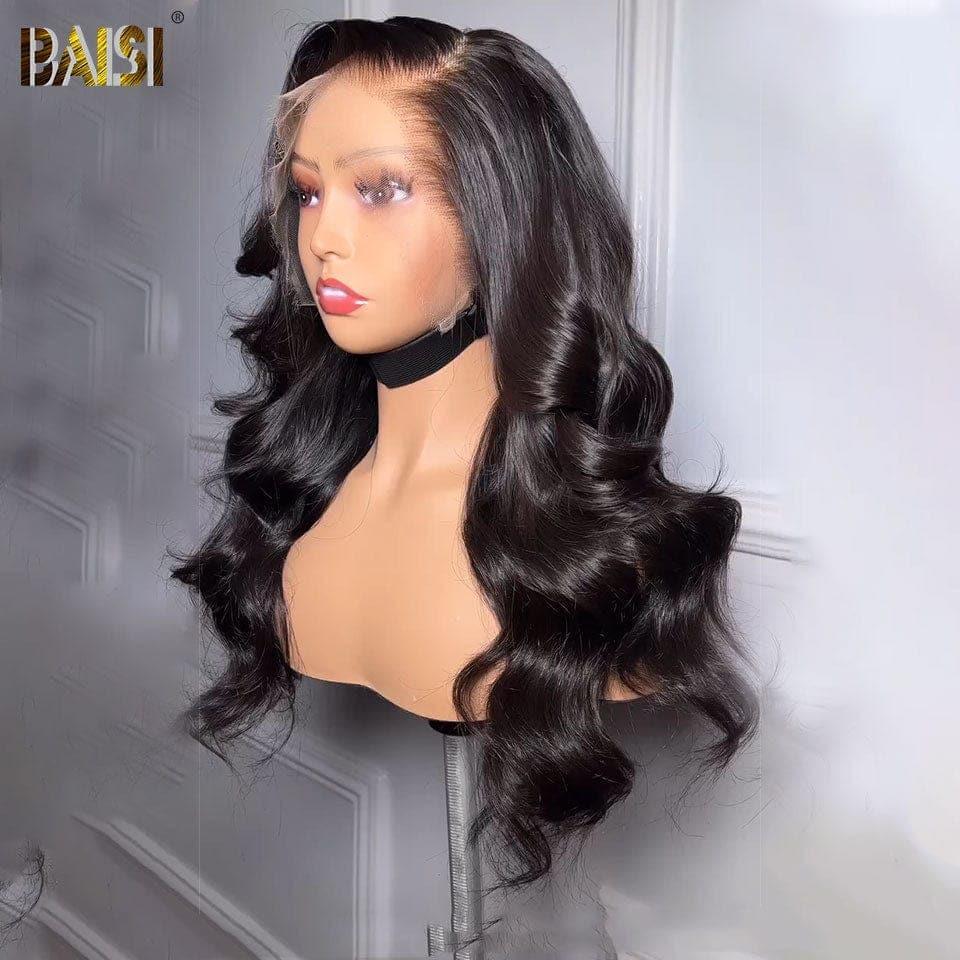 BAISI Vente 100% Perte Reçu 48H TVA 0€ 4X4 perruque Body Wave 18 Pouce 95€ en 100% cheveux humainsBS65