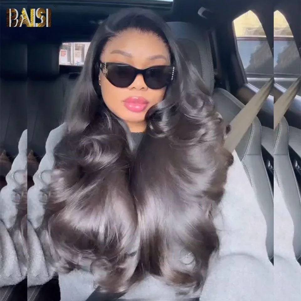 BAISI 13x6 Frontal Perruque Body Wave 24 Pouce En Promo avec CODE En 100% Raw Hair D 238€ Code: FR20