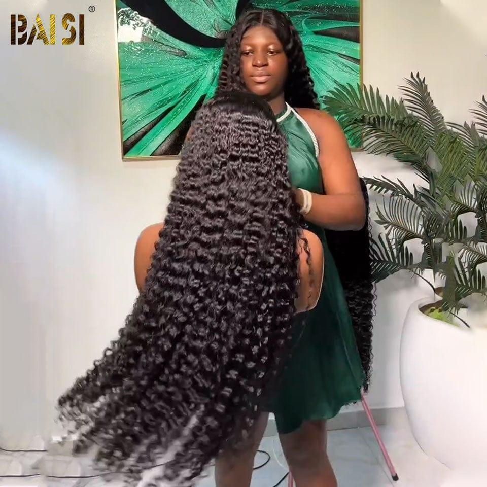 BAISI 13X4 lace frontal Lisse 20 Pouce + 1 Peigne Electrique 0€ = 118€ ou 13x4 Frontal Perruque Curly En Haut De Gamme En 100% Raw Hair 30 Pouce ou lisse 32 pouces 338euro D Code: VIP100