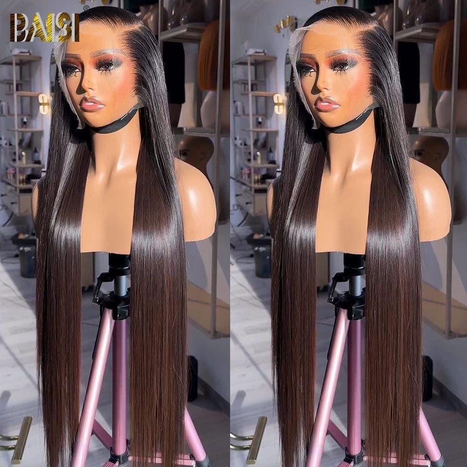 BAISI HAIR FR 13x6 Lace Frontal Perruque Lisse en 100% Raw Hair