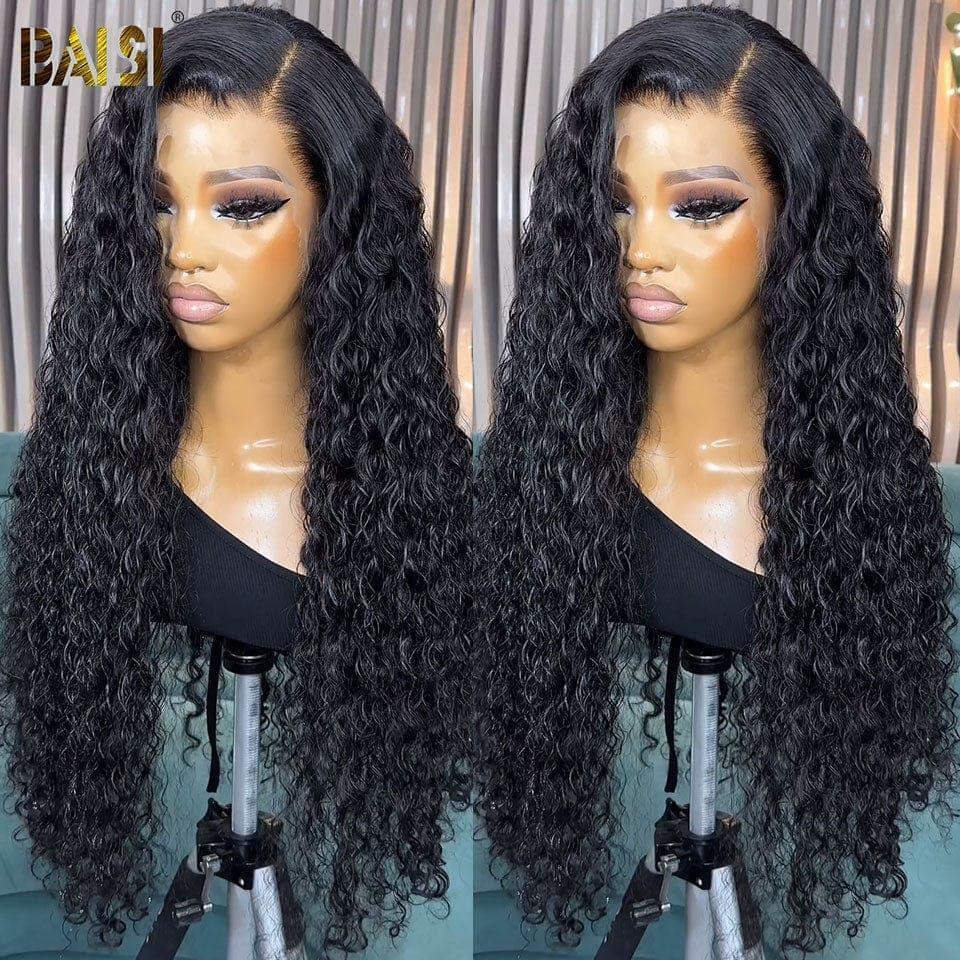 BAISI HAIR FR 13x6 Lace Frontal Water Wave Perücke aus 100% rohem Haar