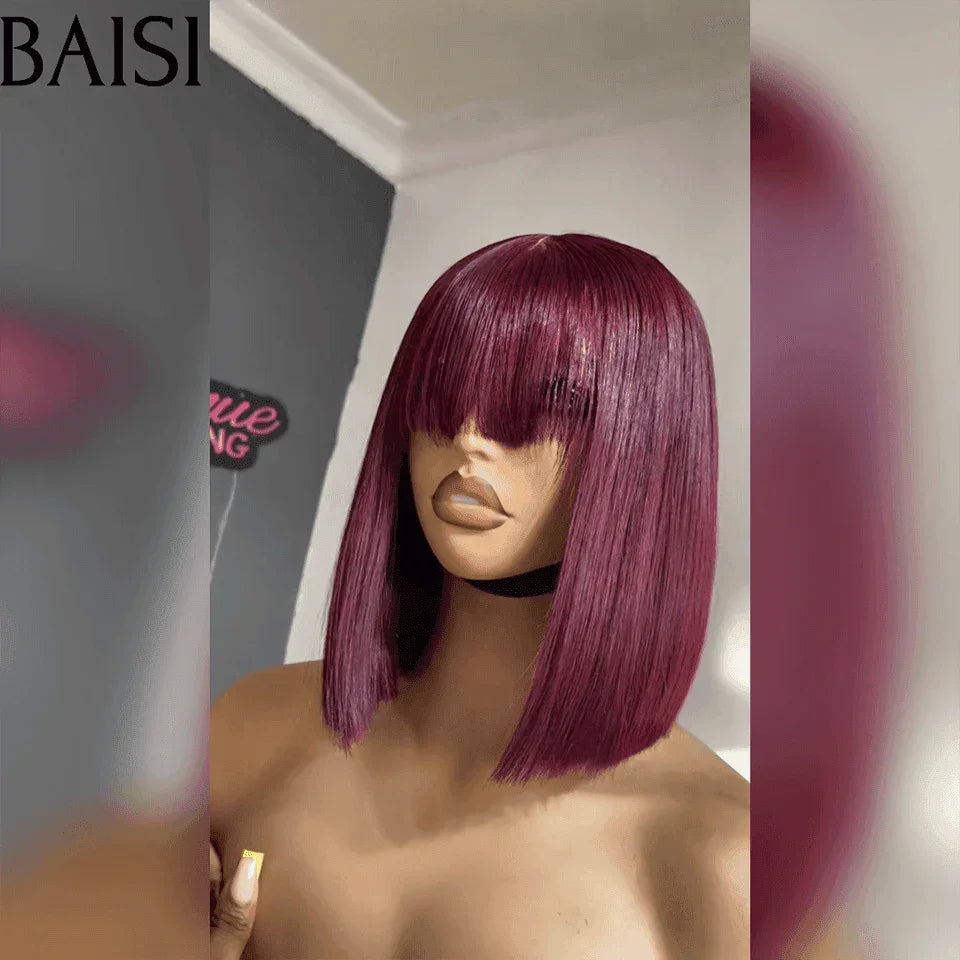 BAISI vente flash 2 perruques 150€ PROMOTION en 100% vrais cheveux humains (pas besoin de code)