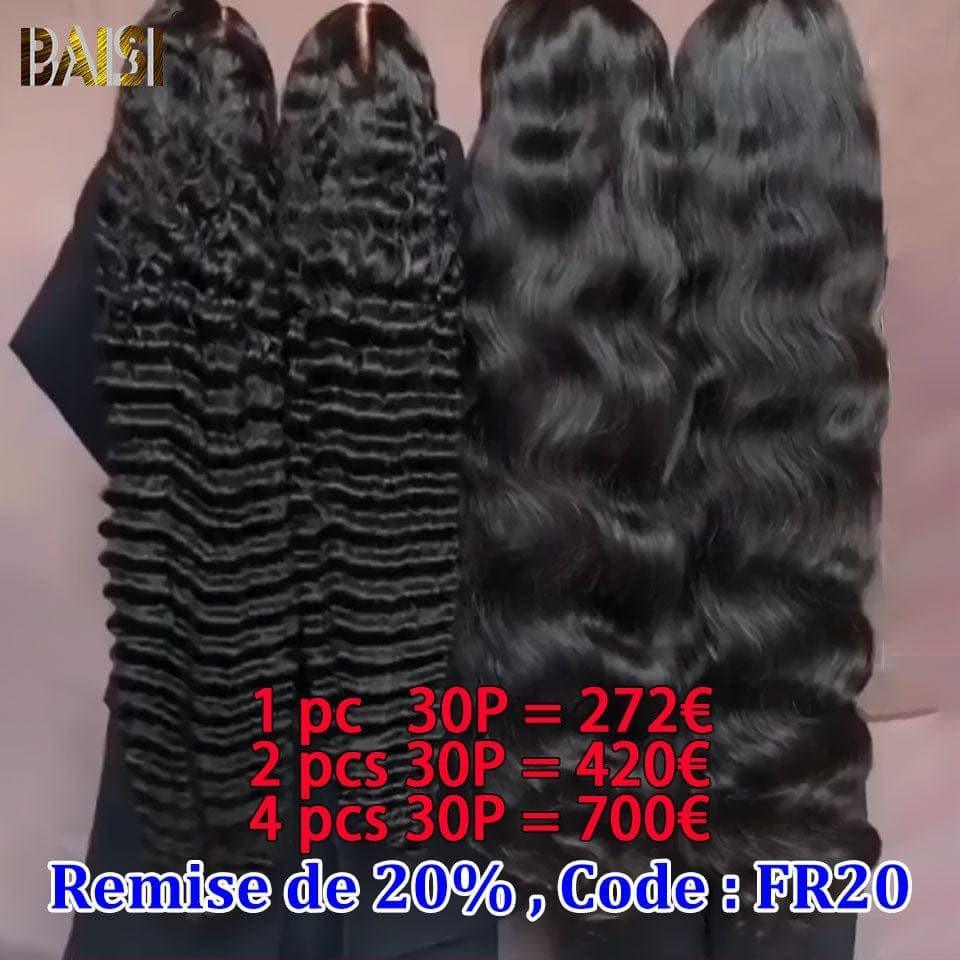 BAISI HAIR FR Wig Wholesale Sale Additional Discount For Factory Price 4 Wigs 30 inches 700€ Code: FR20