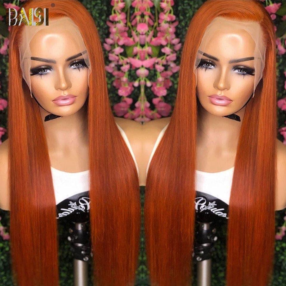 BAISI HAIR FR 2 Perruques en Gros 139€ 4x4 lace closure Lisse BOB 10 Pouces ou Lot De 3 Perruques En Couleur Orange 450€ En 100% Cheveux Humains