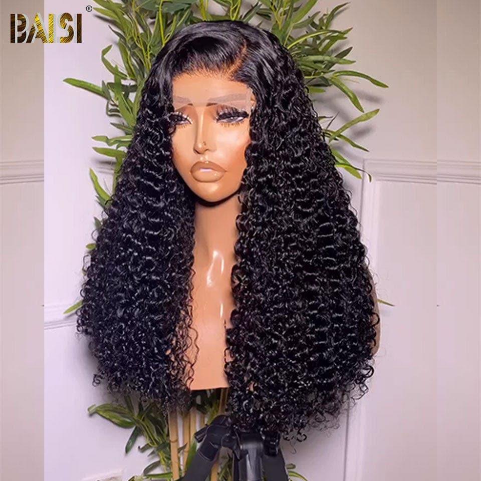 BAISI Lot De 6 Perruques Longue Abordable 645 Euro ou 2 perruques 2X6 laces Lisse 20 Pouces et avec frange 18 pouces de luxe En 100% Cheveux Humains MP50