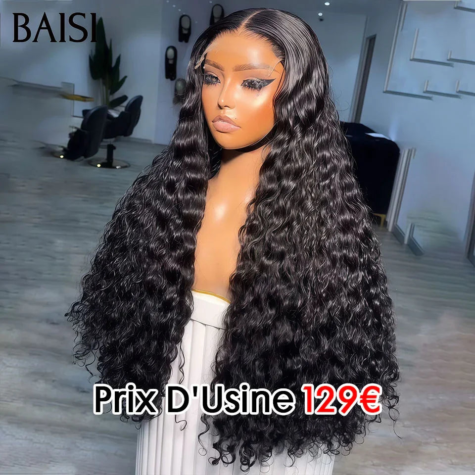 BAISI Achetez 2 perruques minimum au prix d'usine fournisseur 13X4 lace frontal perruque curly wave 24 Pouces 129€ ou en France TVA 0€ 48H arrivé T PART LACE PERRUQUE Afro Curl AVEC LE RAIE DE COTÉ