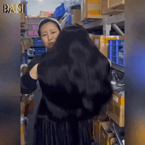 BAISI Livraison En 48H TVA 0€ 13x6 Frontal Perruque Lisse En Haut De Gamme En 100% Raw Hair D