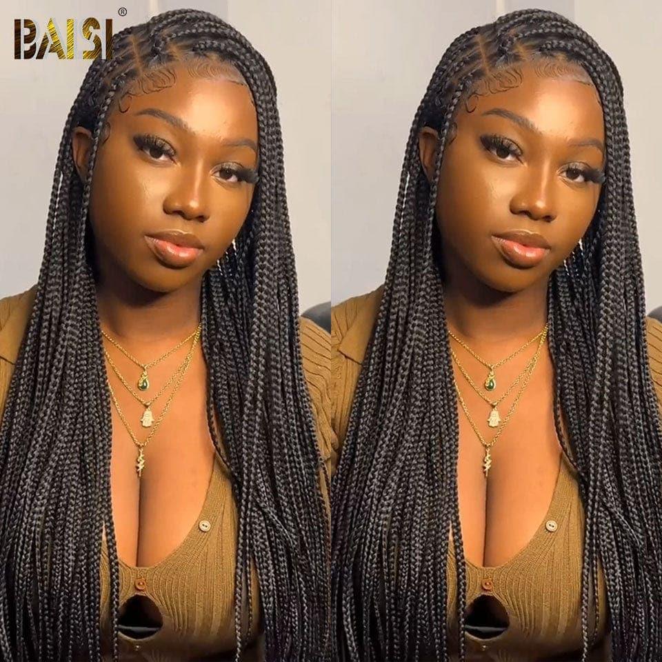 BAISI Box Braide Natte Longue En Cheveux Synthetiques