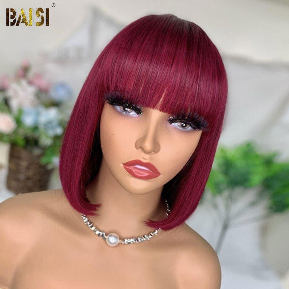 BAISI HAIR FR 2 Chinesische Schnitte Schwarz Plus Rot 99€ In 100% Echthaar (Kein Code erforderlich)