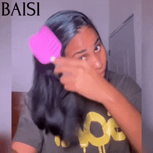 BAISI 15A SDD BONE STRAIGHT 300% densite 13X4 Perruques de Luxe Lisse bob A1 Fabriquées par les cheveux double drawn