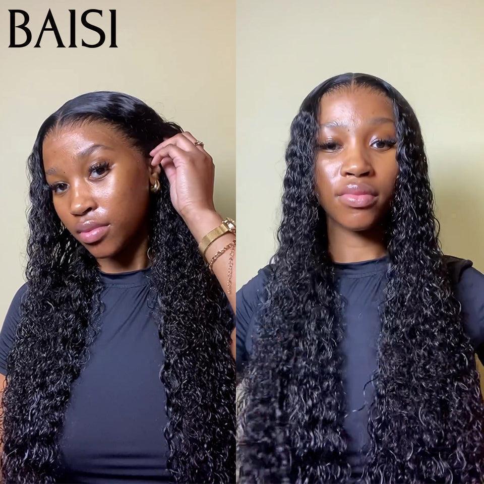 BAISI Achetez 2 perruques minimum au prix d'usine fournisseur en France TVA 0€ 48H arrivé 13x6 Lace Frontal Perruque Curly en 100% Raw Hair
