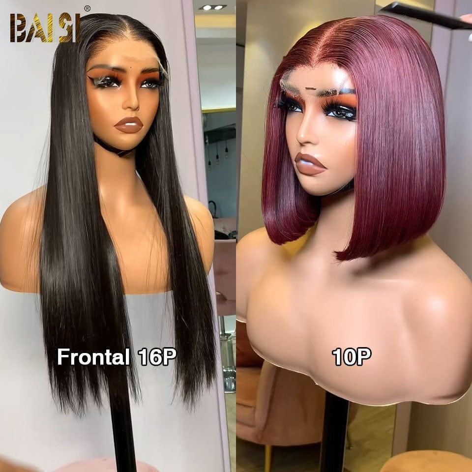 BAISI Achetez 1 + 1 Gratuite = 180€ 13X4 lace frontal body wave 20 pouces ou Achetez 1 + 1 Gratuite = 170€ Perruque en 100% vrais cheveux humains