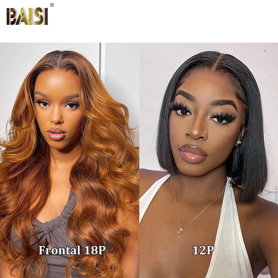 BAISI 13x4 lace frontal Lisse 20 pouce Raw Hair 120€ ou 2 Perruques 314€ Sans Colle Facile à Porter en 100% vrais cheveux humains Lace déjà couper