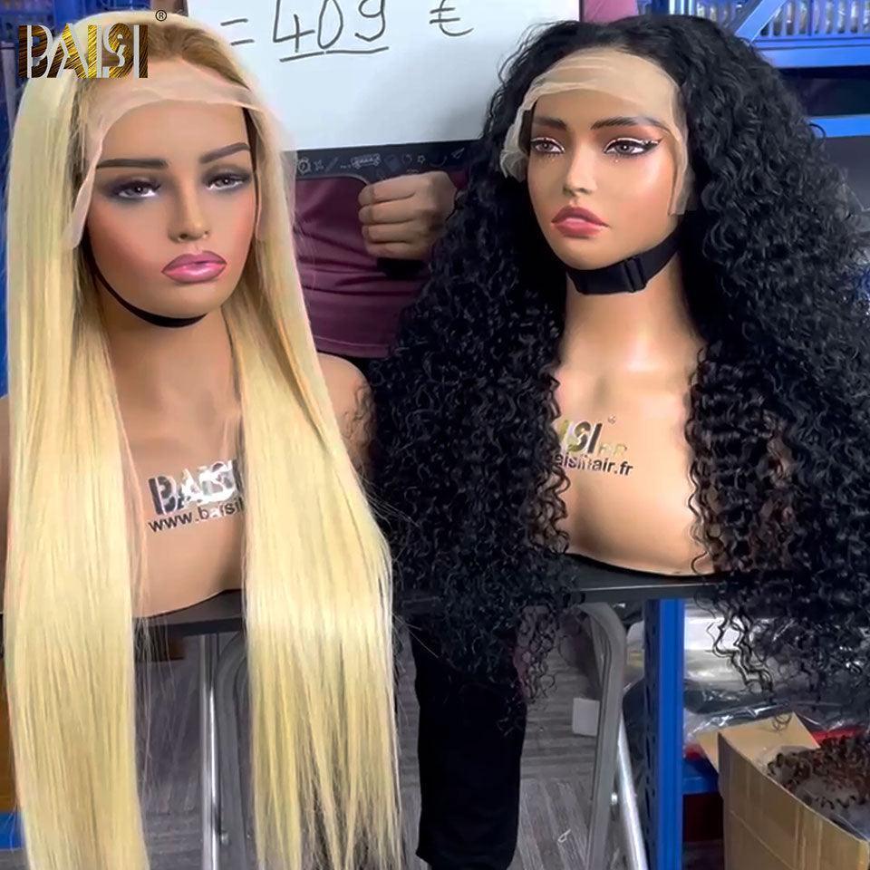 BAISI flash sale 2 wigs €409 13X4 Straight 4#613# 26 Inches and 13X6 curly 26 Inches in 100% real human hair Code: VIP100