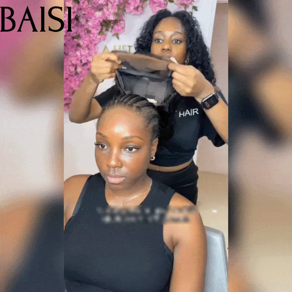 BAISI Upgrade Invisible Strap 360 Frontal Body Wave Verstellbare unsichtbare und verstellbare Saiten Vorgezupft Kein Kleber erforderlich 250 % Dichte in 100 % Rohhaar Spitze bereits geschnitten