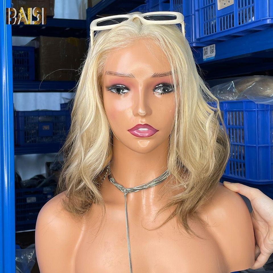 BAISI 13x4 Peruca Frontal cachos grandes 12 polegadas 4 Cores Vietnam Cabelo 300% densidade mais de 20 anos de uso FR20