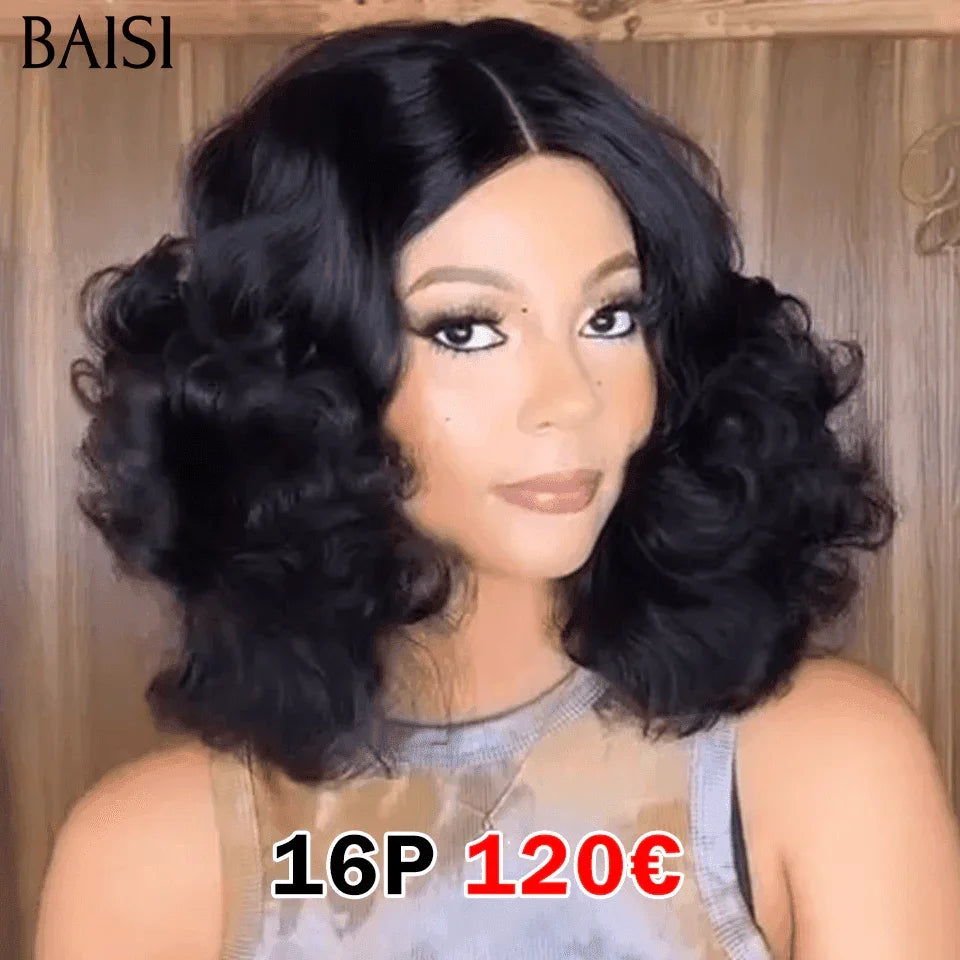 BAISI Lot de 2 perruques bob en 100% vrais cheveux humains 179 euro FR38