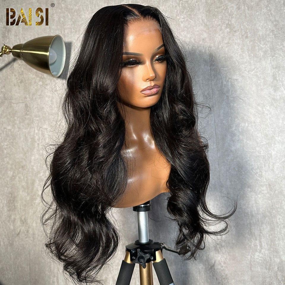 BAISI BLACK FRIDAY PROMO 4x4 Closure Human Hair Wig For Black Women