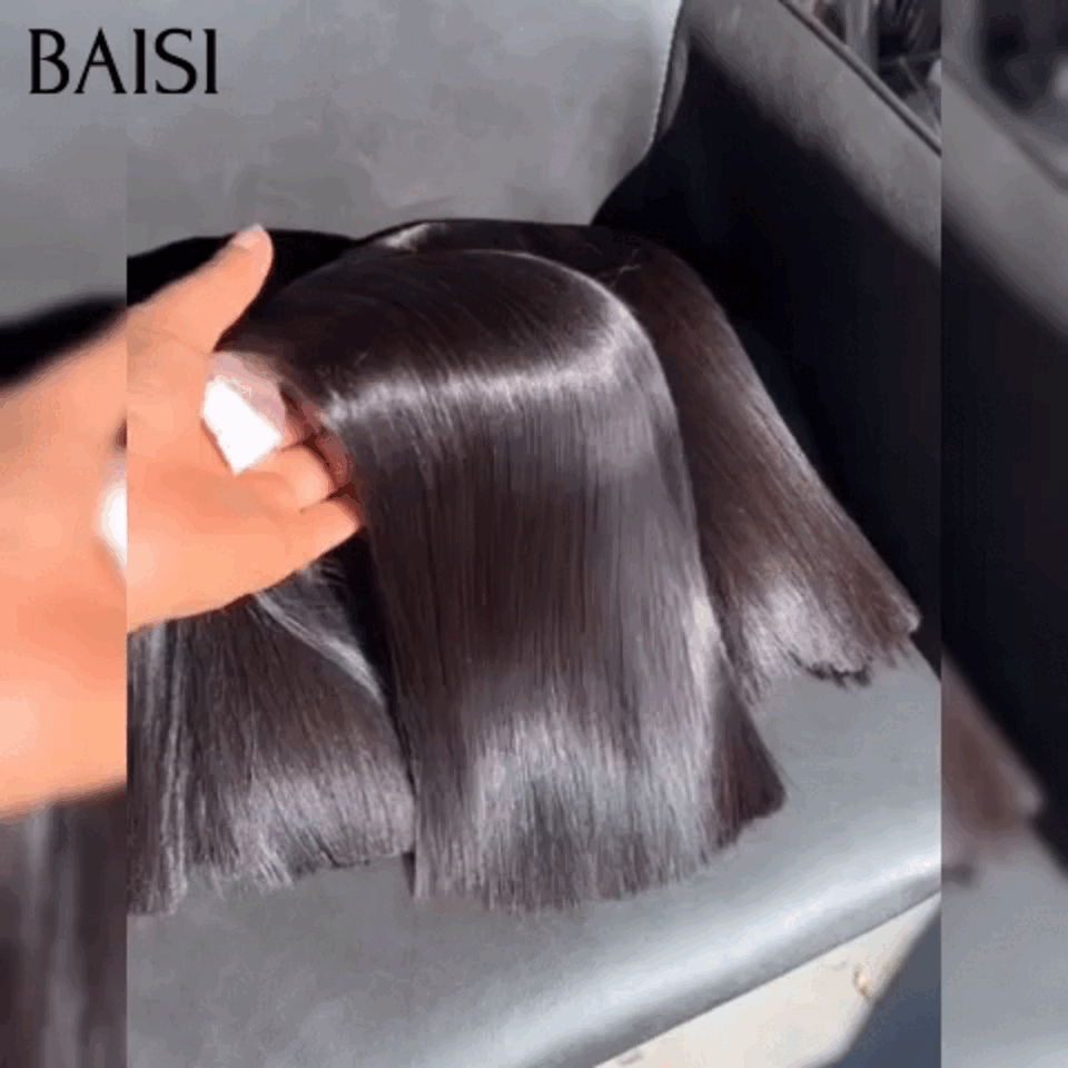 Baisi luxo perucas 2x6 fechamento do laço peruca reta em 100% cabelo humano vietnam cabelo 300% densidade mais de 20 anos de uso