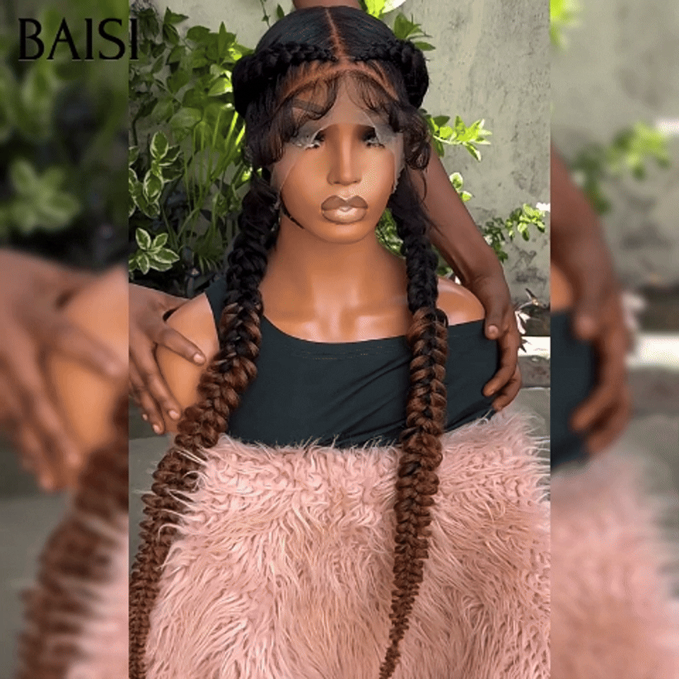 BAISI Perruque Full Lace 179€ 100% Cheveux Naturels perruque Petite natte Coiffure Chignion 100% Comme la video 100% cheveux humains FR20