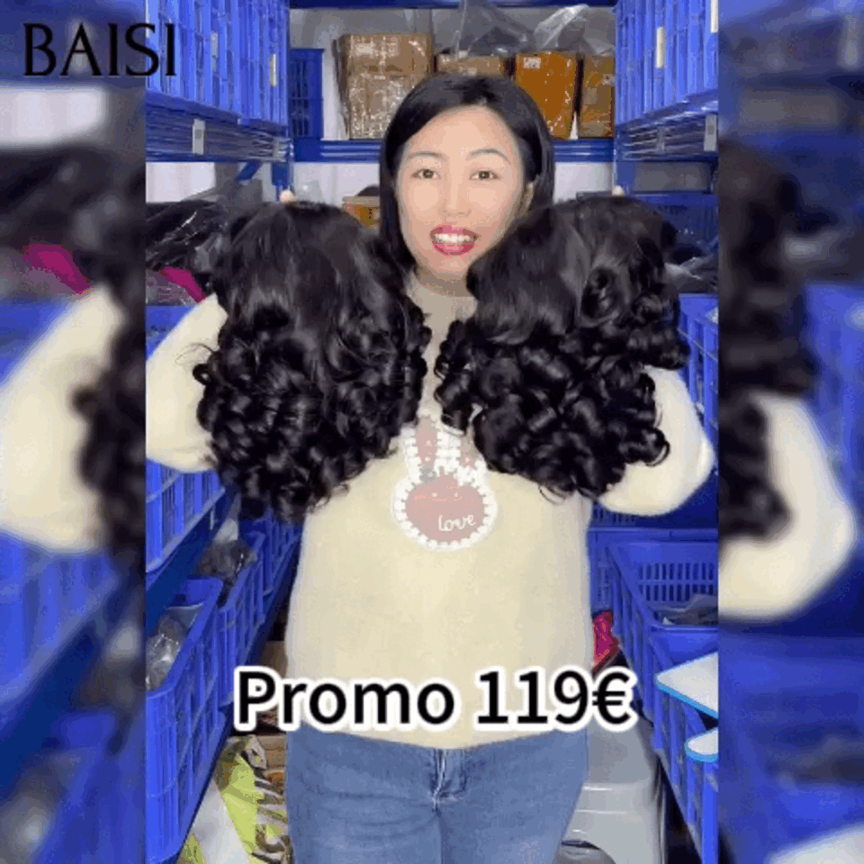 BAISI HAIR FR 13X4 lace tw 16 pouces 119 euro ou Lot De4 Perruques En Couleur 580€ moitié prix En 100% Cheveux Humains MP50