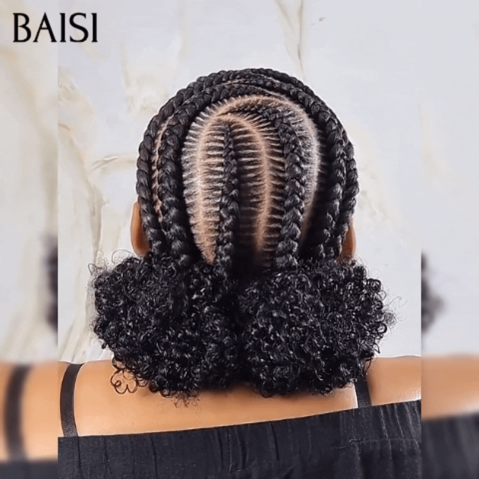 BAISI Vollspitze Kunsthaargeflecht