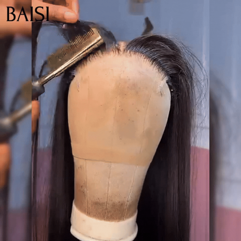 BAISI 4x4 Closure Straight 100% Echthaar Brasilianische Indische Haarperücke Gute Qualität