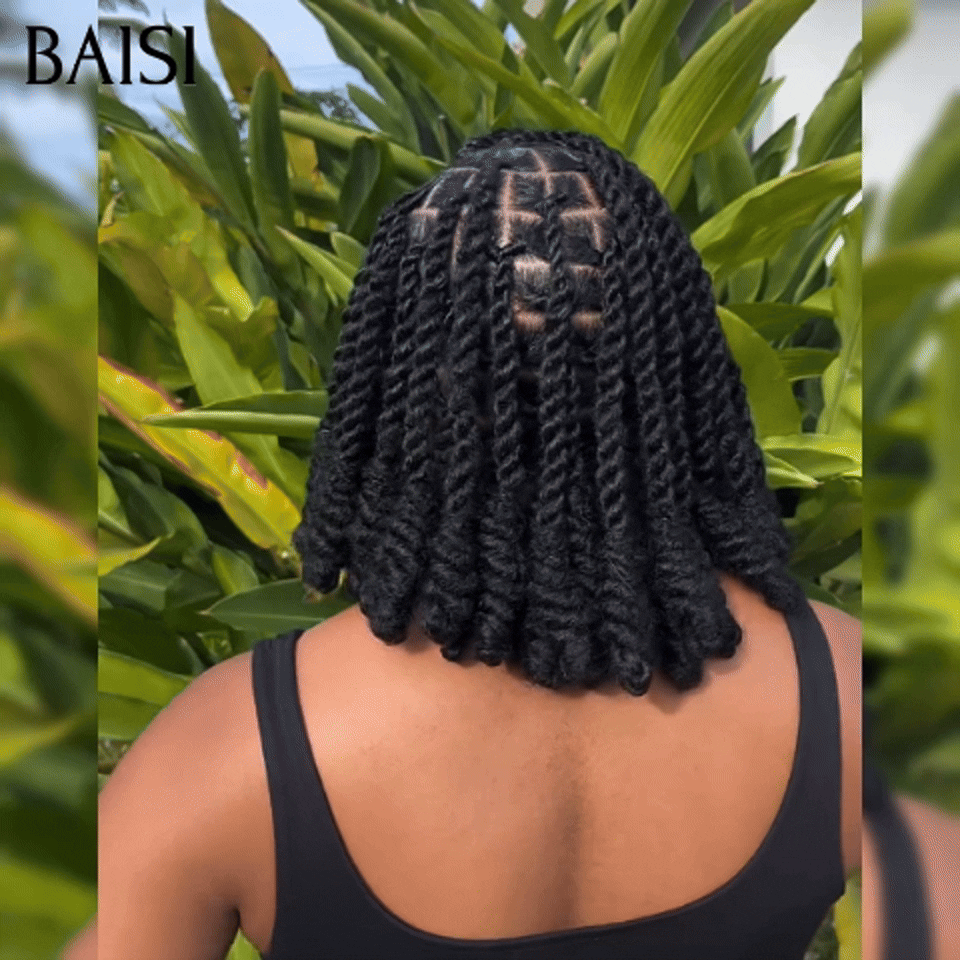 BAISI Vollspitze Kunsthaargeflecht