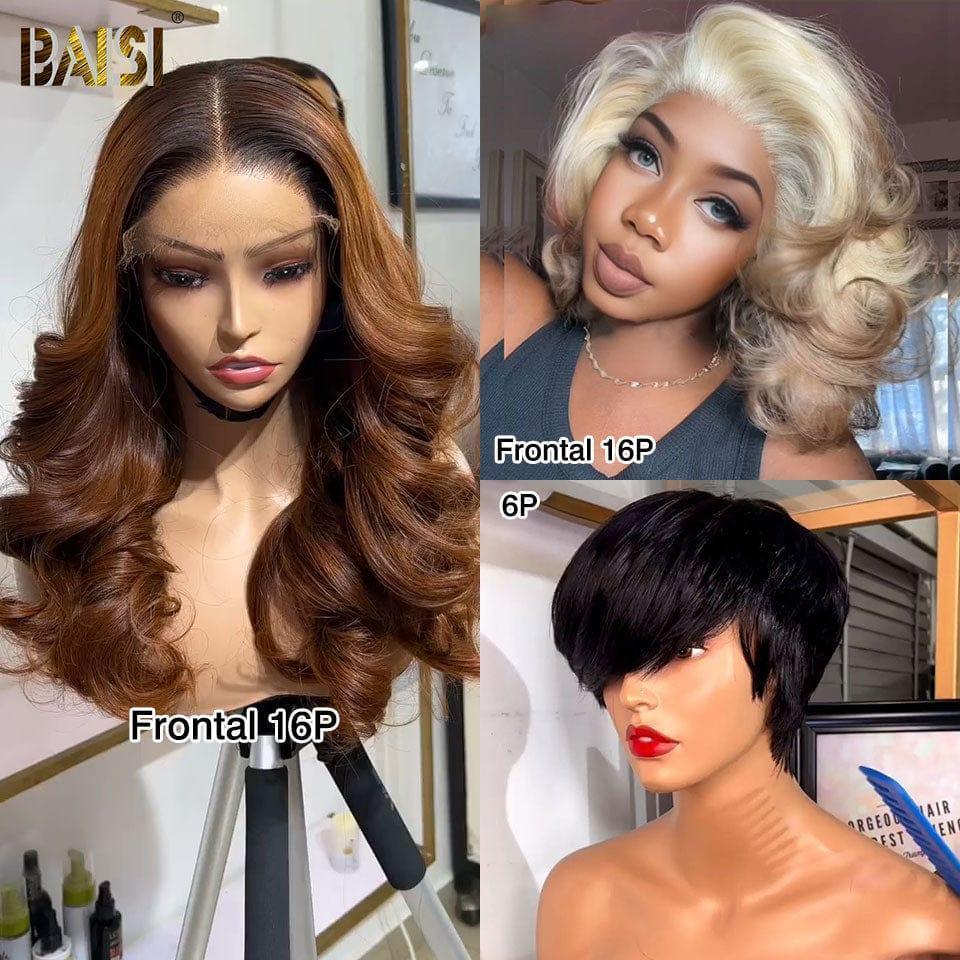 Set Baisi di 3 parrucche € 278 o 2 parrucche € 150 nel 100% di capelli umani reali MP50