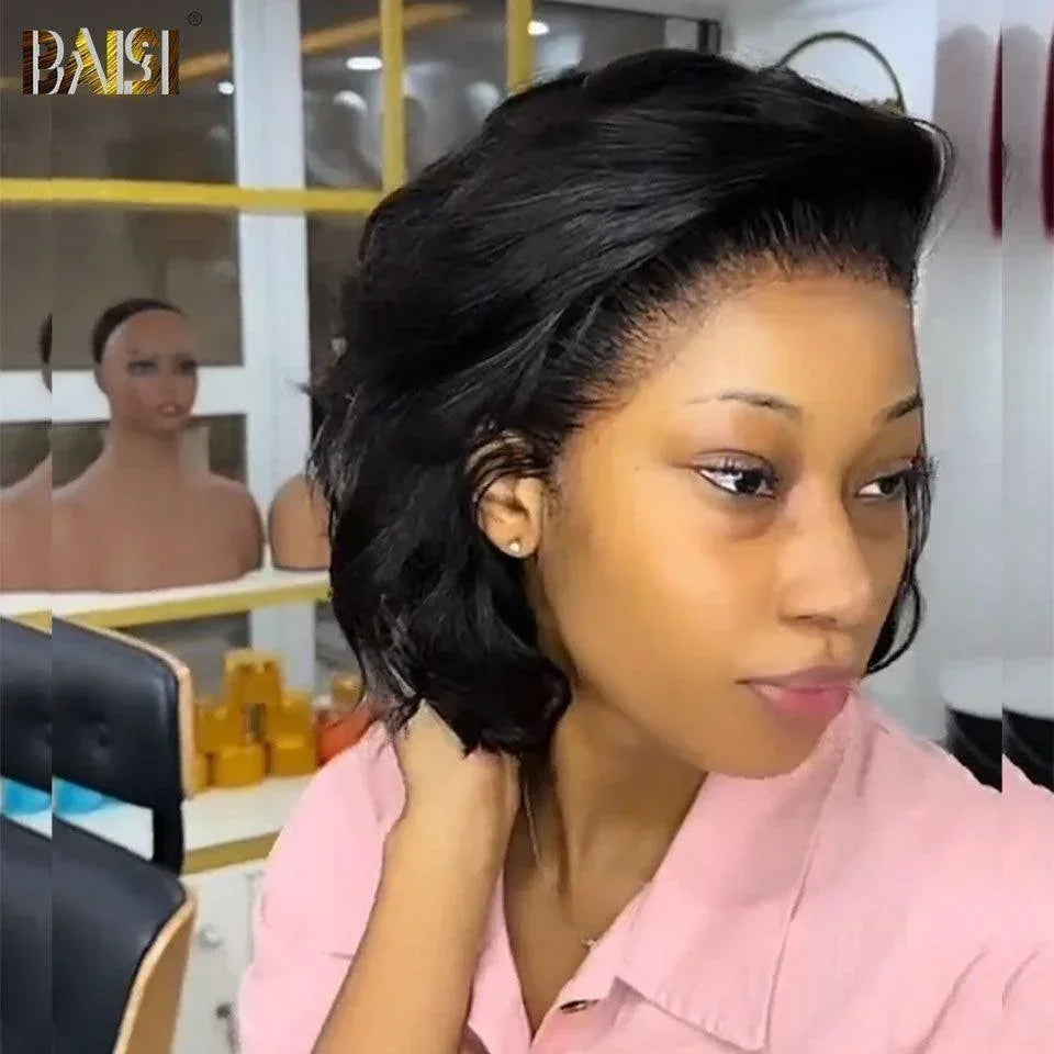 BAISI Lot De 3 Perruques + 1 Fer gratuit 230 Euro En 100% Cheveux Humains VIP100