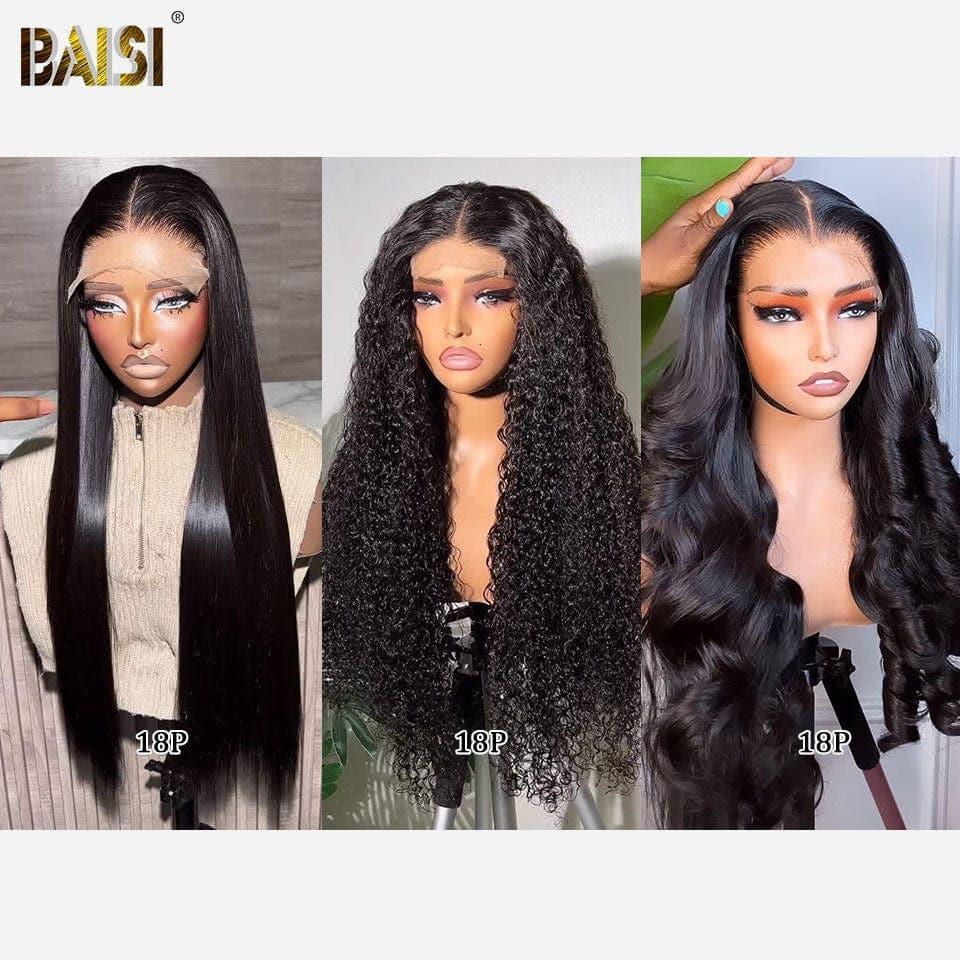 BAISI Lot de 3 perruques en 100% vrais cheveux humains 299 euro Code: VIP100