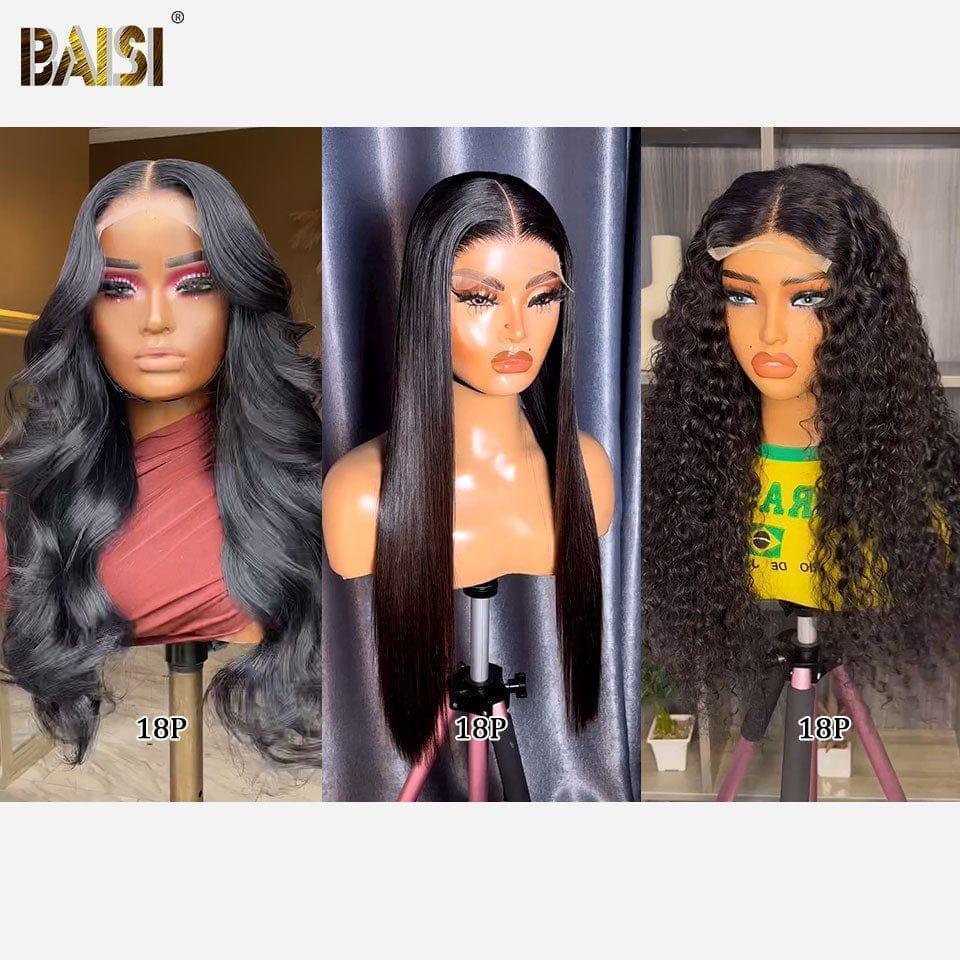 BAISI Lot de 3 perruques 4X4 lace 18pouces 319 euro ou 3 perruques 4X4 curly wave et 2X6 lisse 320 euro en 100% vrais cheveux humains