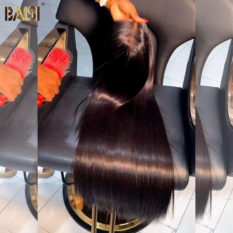 BAISI 3 Perucas frontais de luxo € 380 CÓDIGO: VIP100 Feito com cabelo duplo desenhado em cabelo 100% humano real