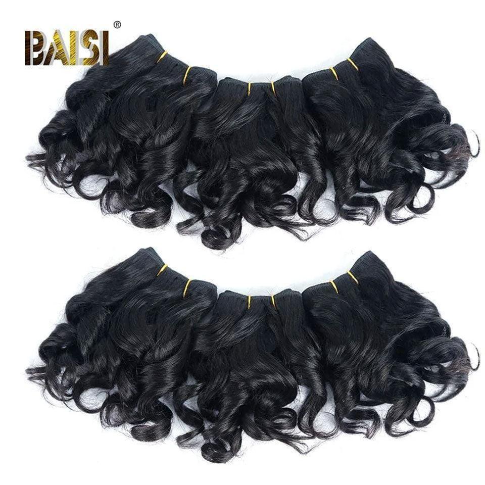 BAISI 6 Tissages Cheveux Vierges Loose Wave 75€ NOIR en 100% cheveux humains