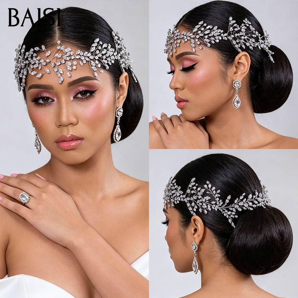 BAISI Coiffure de luxe Astrid Perruques Mariage noir Prête à porter chignon et personalisation comme sur la vidéo 100% identique avec lace frontale événement spécial