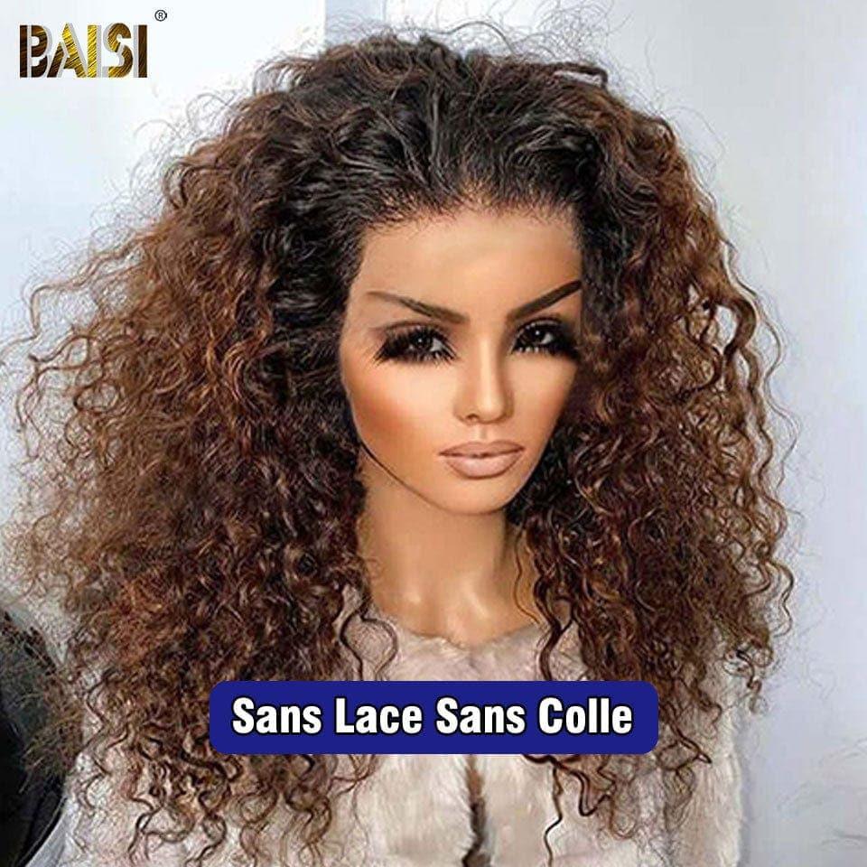 BAISI 13X4 lace frontal Miel Body wave 18 Pouces 100€ ou Perruques en LOT ou vente un par un ; Perruques Sans Colle avec Frontal double drawn en 100% cheveux humains