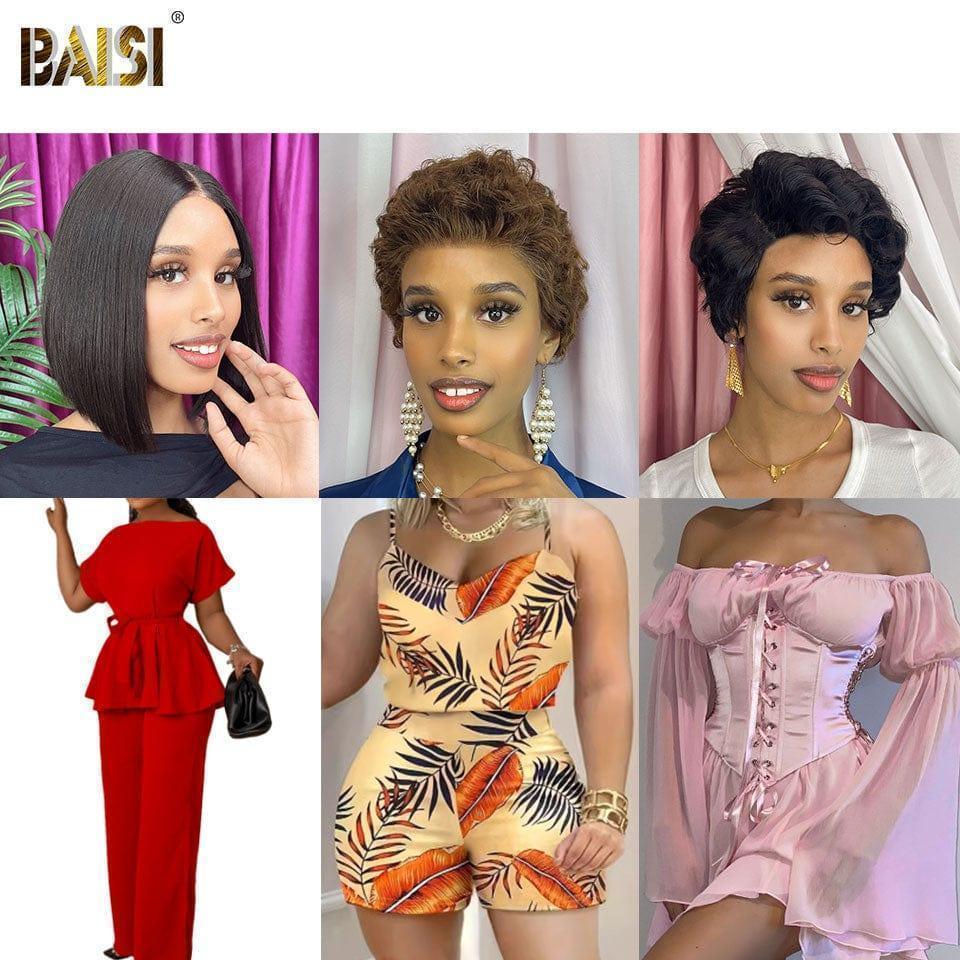 BAISI 1 Wig + 1 set = €99 in 100% real human hair (no code needed)