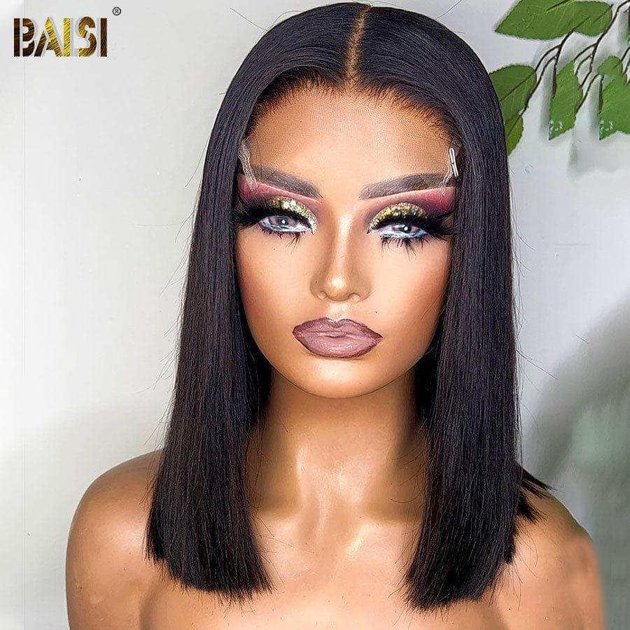 BAISI Conjunto de 5 perucas retas em cabelo 100% humano real 400 euros ou 13X4 065C 16 Polegadas € 109, código: VIP100