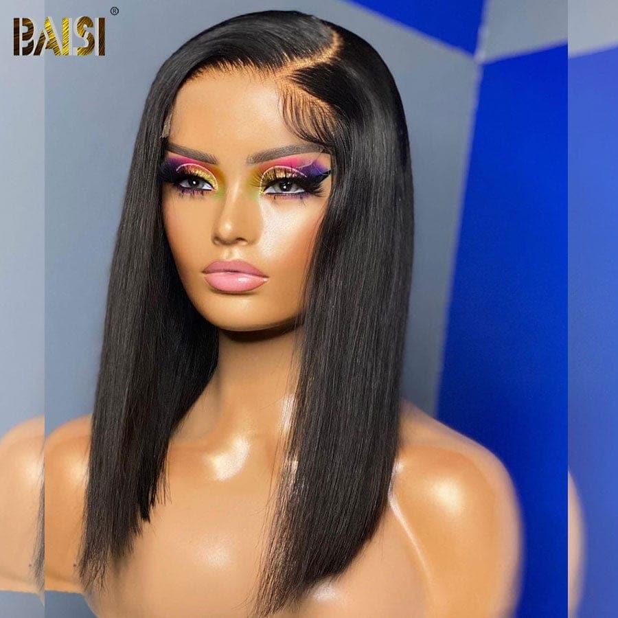 BAISI Conjunto de 5 perucas retas em cabelo 100% humano real 400 euros ou 13X4 065C 16 Polegadas € 109, código: VIP100