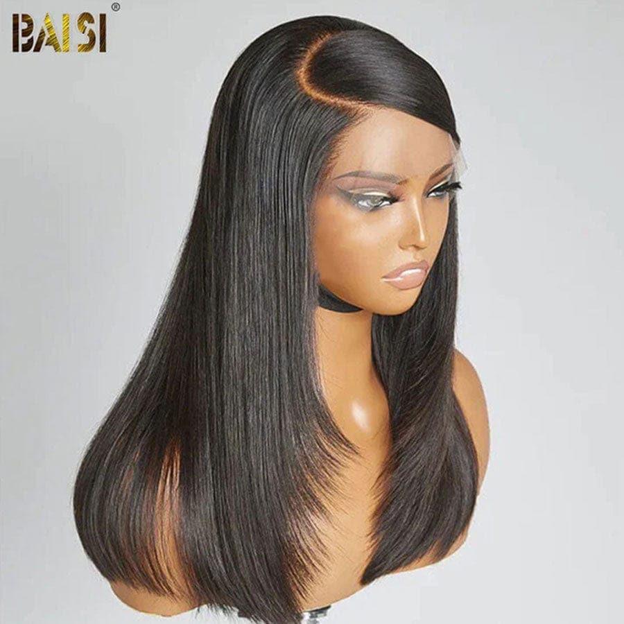 BAISI Conjunto de 5 perucas retas em cabelo 100% humano real 400 euros ou 13X4 065C 16 Polegadas € 109, código: VIP100