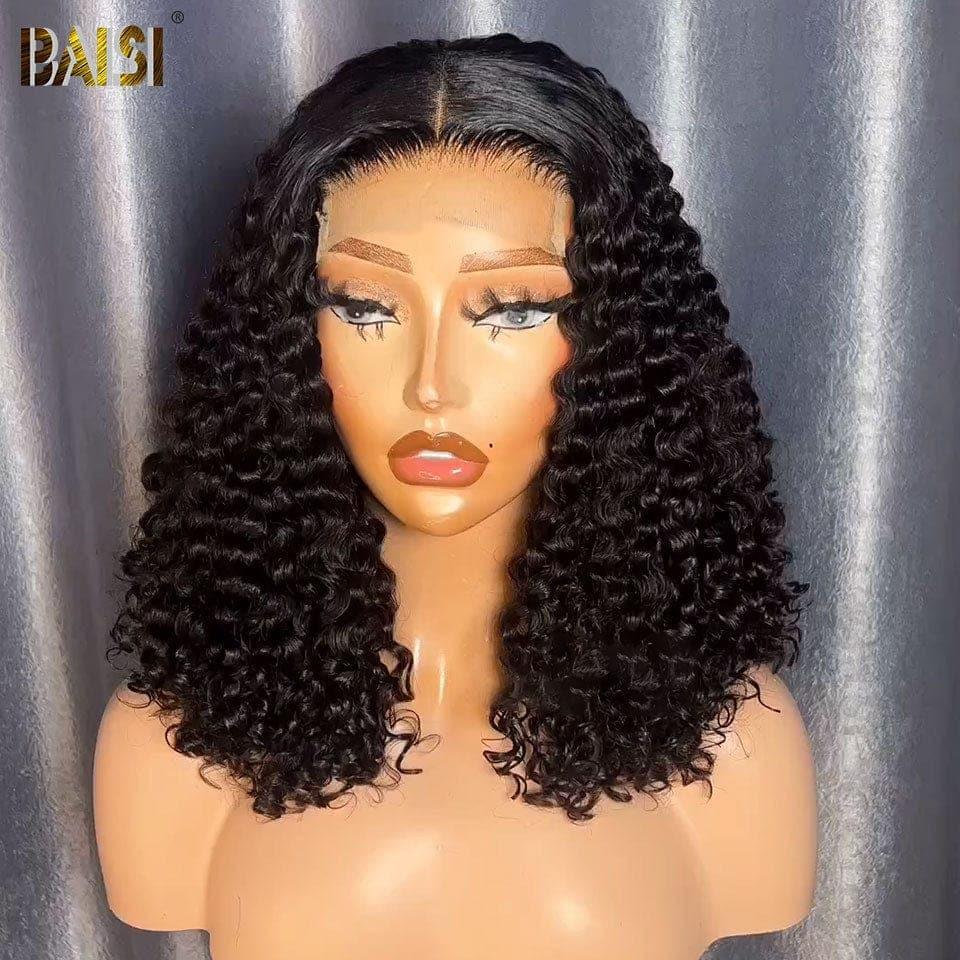 BAISI Perruque Frontale Bob Deep Wave 12 Pouce 69€ moitié prix en 100% cheveux humains MP50