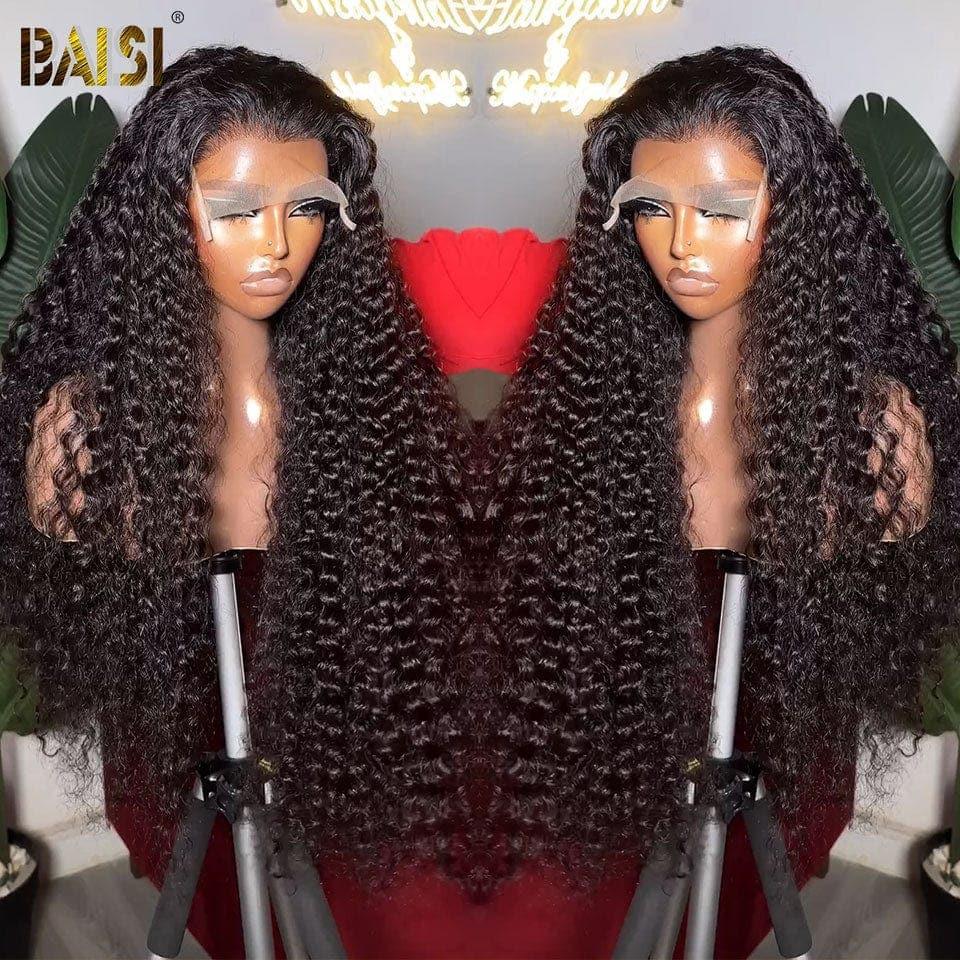 BAISI Perruques en France TVA 0€ Livraison gratuite 2-3 jours en Europe 4x4 closure deep wave en 100% cheveux humains en cheveux indians brésiliens de bonne qualité